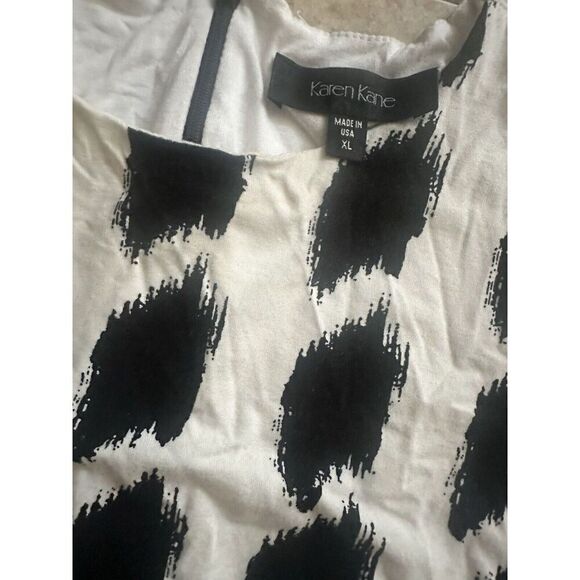 NWT Karen Kane XL Soft Stretch Printed Dress Made In Los Angeles - Picture 4 of 9